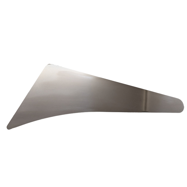 Blende VA BOOM Tankatrappe Blech links Tank poliert